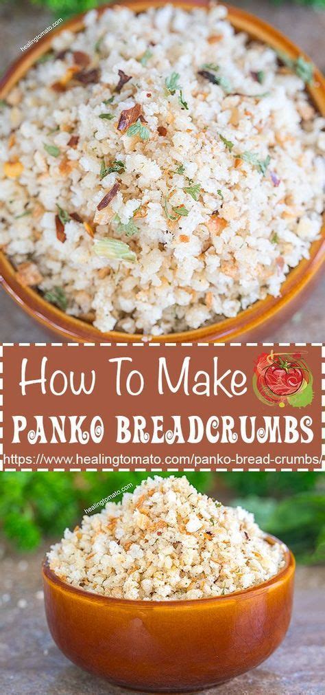 Homemade Vegan Panko Bread Crumbs Recipe Vegetarian Comfort Food