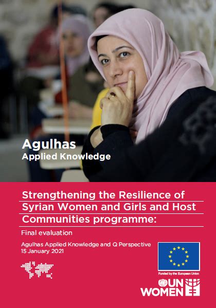 synthesis final evaluation report “strengthening the resilience of syrian women and girls and
