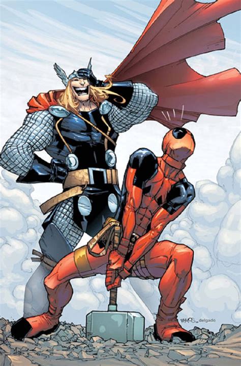 Thor And Deadpool By Acidmaliceme On Deviantart