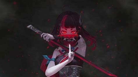 Ninja Girl Warrior Live Wallpaper Wallpaperwaifu