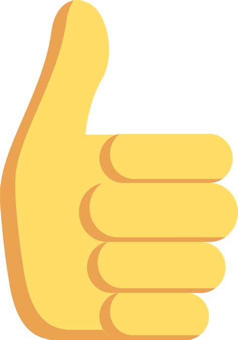 Thumbs Up Emoji Transparent BA