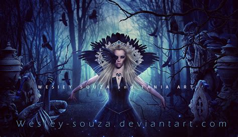 The Goddess Of Ravens By Wesley Souza On Deviantart