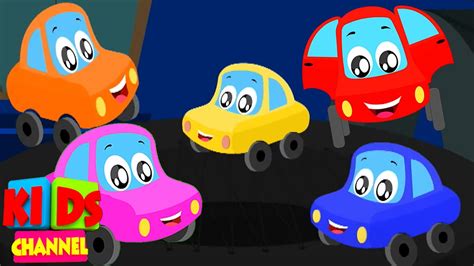 Five Little Babies Nursery Rhymes Little Red Car Cartoons Kids