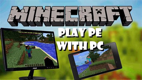 New How To Play Mcpe And Mcpc Together Youtube