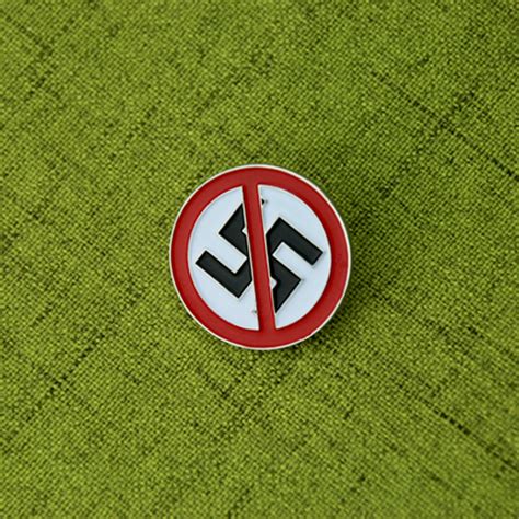 Custom Logo Pins Enamel Pins Anti Nazi Pins