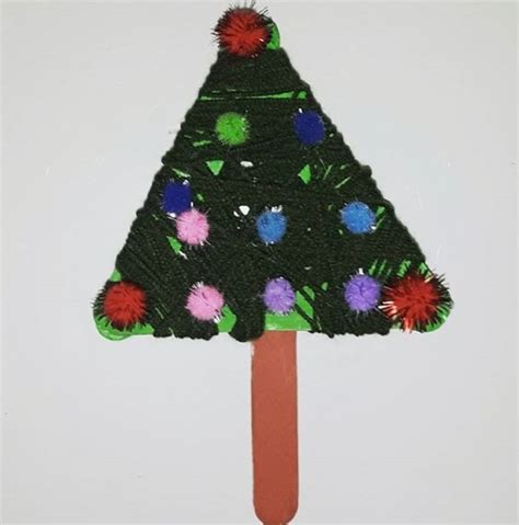 Kindergarten Christmas Tree Craft Idea Preschool Crafts