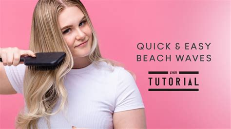 Quick Easy Beach Waves Hair Tutorial Youtube