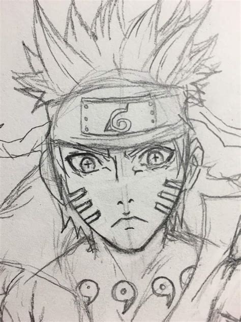 Naruto Uzumaki Drawing Ink Anime Amino
