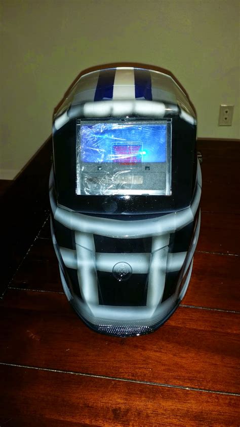 All custom airbrushed with your choice of themes. Zimmer DesignZ Custom Paint: Dallas Cowboys Welding Helmet