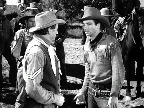John Wayne And Montgomery Clift In Red River Matthews