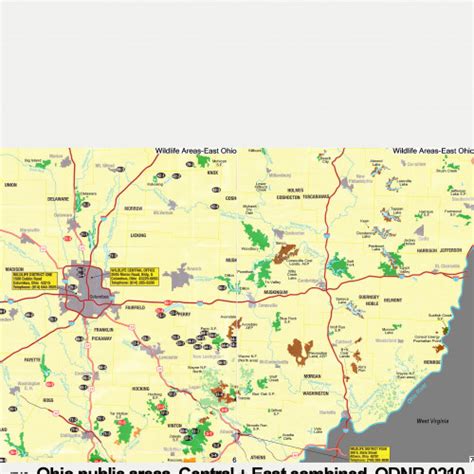 Ohio Hunting Maps M V Mackey To Vinton Furnace Lightbox Ohio