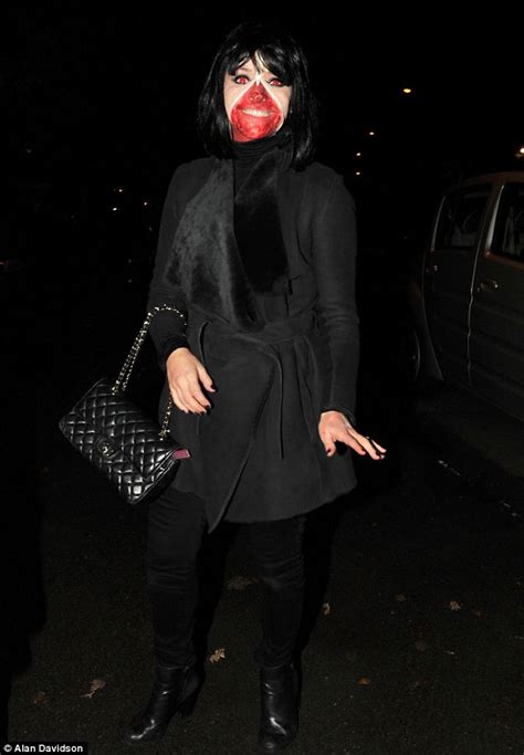 Best Celebrity Halloween Costumes 2012 Holly Willoughby Gets Unzipped