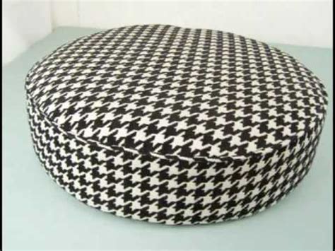 Consider putting the finished picture first, however, this is not a requirement. Upholstering a Round Stool by Mod Home Ec Teacher - YouTube