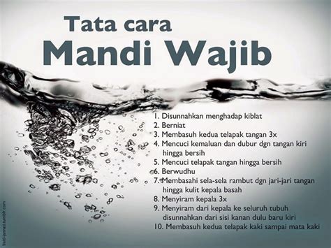 Ini Pengertian dan Cara Mandi Wajib - Mencerdaskan Ummat - harian9.com