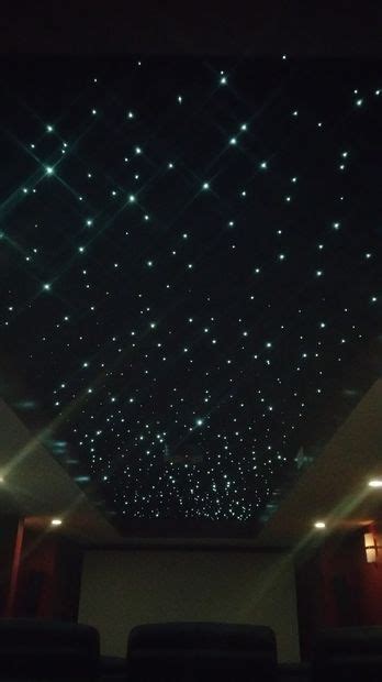 Mini room star ceiling light fiber optic light rgb led remote control night lamp. Fiber Optic Panel Star Ceiling | Star ceiling, At home ...
