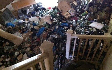 Filthy Tenant Leaves House Crammed With Bottles Cigarette Ends And