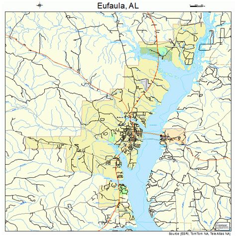 30 Lake Eufaula Alabama Map Maps Database Source