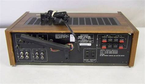 Pioneer Stereo Receiver Model Sx 580