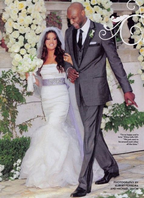 Khloe Kardashian And Lamar Odoms Wedding Celebrity Bride Celebrity