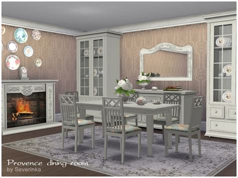 The Sims Resource Provence Dining Room By Severinka Sims 4 Downloads