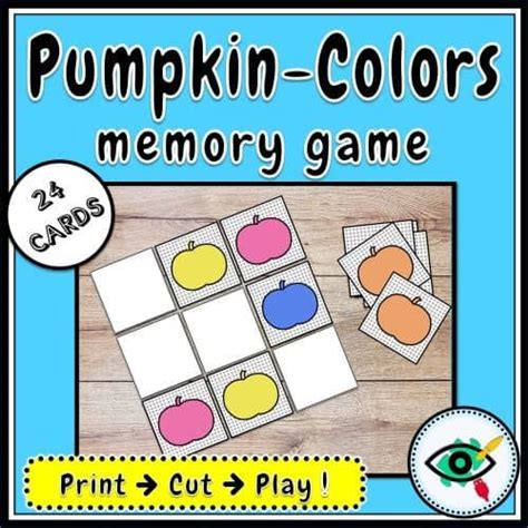 Children will themselves work to develop their focus and skills with these learning games. Fall Season - Matching Game - Pumpkin Colors | Planerium ...