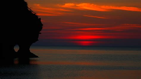 Wallpaper Sunset Sea Reflection Beach Sunrise Evening Morning