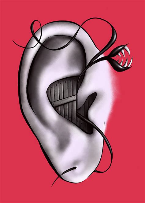 Weird Ear Monster Digital Art Digital Art By Boriana Giormova