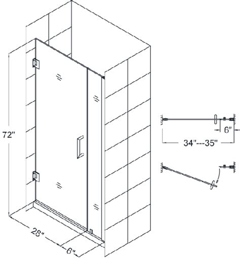 What Are Standard Glass Shower Door Sizes Best Home Design Ideas