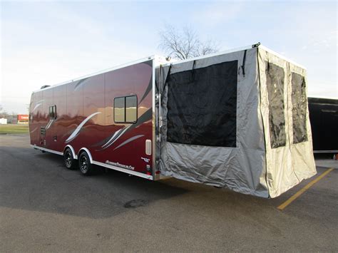 2020 ATC ALL ALUMINUM 8.5x28 TOY HAULER w/ FRONT BEDROOM AND 5.5kw ...