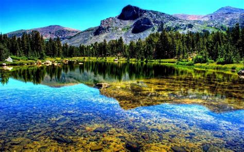Beautifully Clear Lake Hdr Wallpaper Other Wallpaper Better