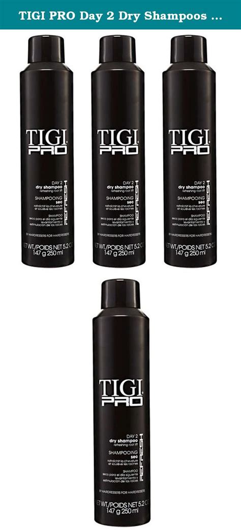 TIGI PRO Day 2 Dry Shampoos Volume Texture Absorbs Oil Refreshes Hair