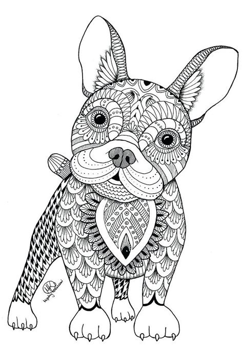 Discover our coloring pages of dogs to print and color for free ! Coloring Pages for Adults | Mandala coloring pages, Animal ...