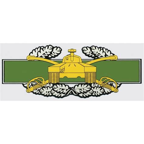 Us Army Combat Armor Badge 6 Inch Sticker Decal On Popscreen