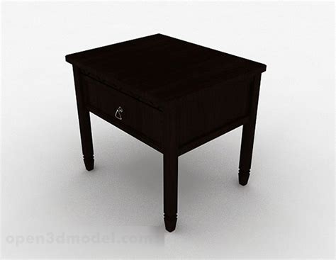 Brown Wooden Tea Table Furniture V1 Free 3d Model Max Open3dmodel