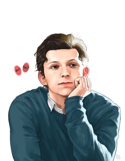 By Hdingdongh On Twitter Tom Holland Spiderman Marvel Drawings