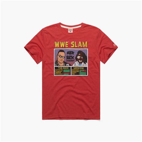 Wwe Slam Rock N Sock Connection Mens Retro Wwe T Shirt Homage