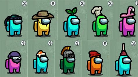 Among Us Android All Crewmates Characters With Hats New Update