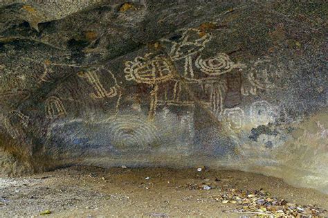 Pre Historic Caribbean Petroglyphs And Pictographs