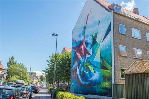 This Mural Can Be Found On Rentemestervej In Copenhagen Copenhagen