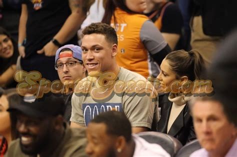 Aaron Judge and His Girlfriend Samantha Bracksieck Spotted at the 