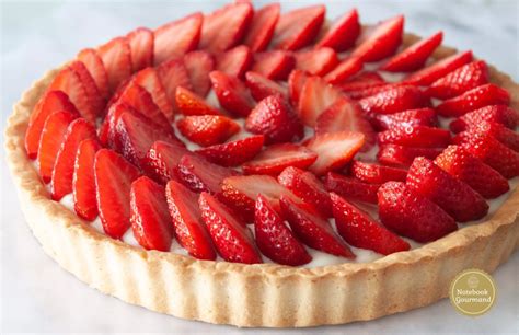 meilleure tarte aux fraises notebook gourmand