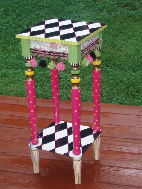 It'll look brand new, without having to actually buy anything new. Whimsical Painted Furniture, Whimsical Painted Table ...