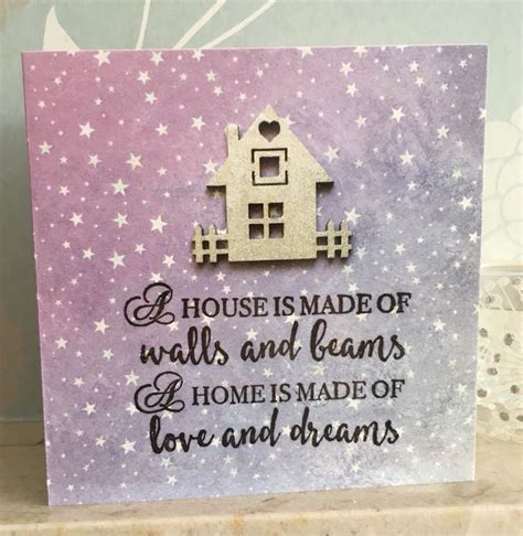 New Home Card Printed Cards Home Quote Greeting Cards House Warming