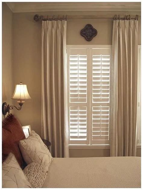 20 Shutters With Curtains Ideas