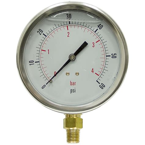 60 Psi 4 Lf Lm Pressure Gauge Pressure And Vacuum Gauges Pressure