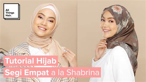 Cara Memakai Hijab Segi Empat Tutorial Youtube