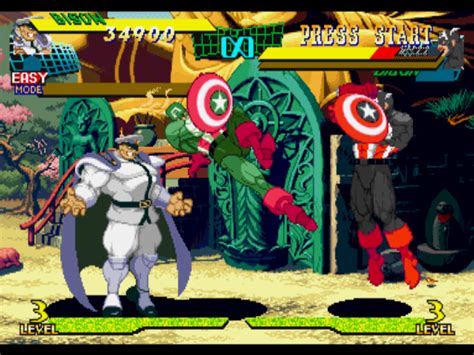 Marvel Super Heroes Vs Street Fighter Screenshots For Playstation