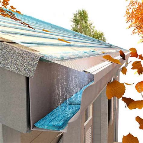 This isn't always possible on long gutter runs because the gutters need to be pitched so the water flows to the downspouts, which means one end will need to be hung high. Sheerflow Gutter Filter Reviews | Tyres2c