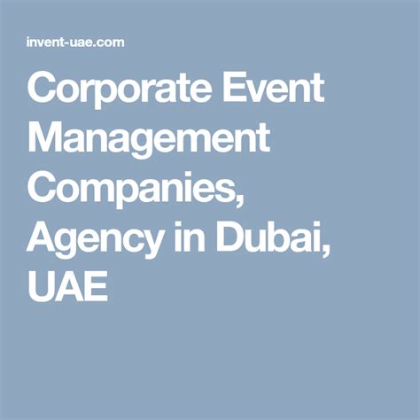 Corporate Event Management Companies Agency In Dubai Uae Event