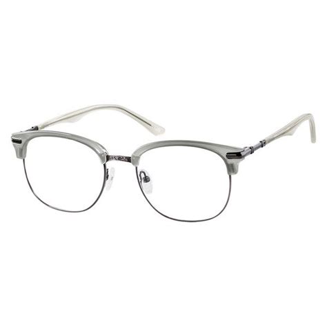 gray browline glasses 7811012 zenni optical browline glasses glasses glasses fashion women